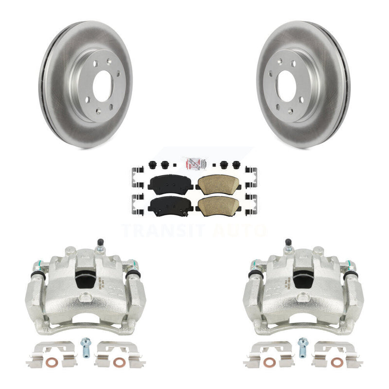 Transit Auto KCG-100287N Disc Brake Kit for 2012-2017 Kia Rio, Hyundai Accent - Front product image