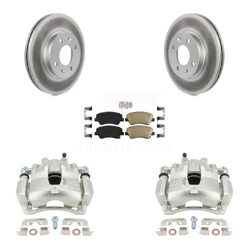 Transit Auto KCG-100288N Disc Brake Kit for 2012-2017 Kia Rio, Hyundai Accent - Front product image