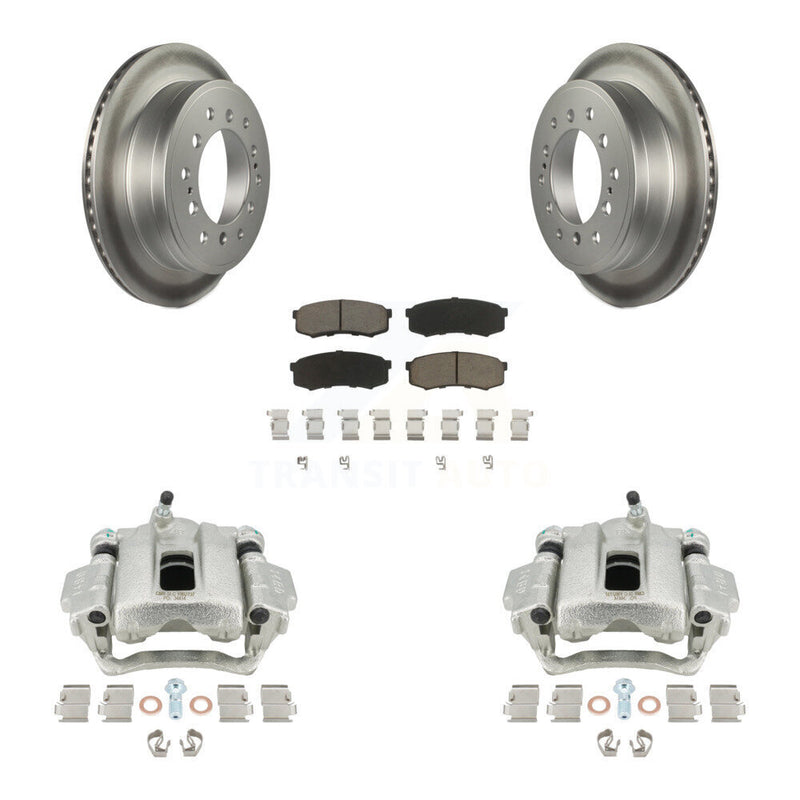 Transit Auto KCG-100290C Disc Brake Kit for 2010-2022 Lexus GX460, Toyota 4Runner - Rear product image