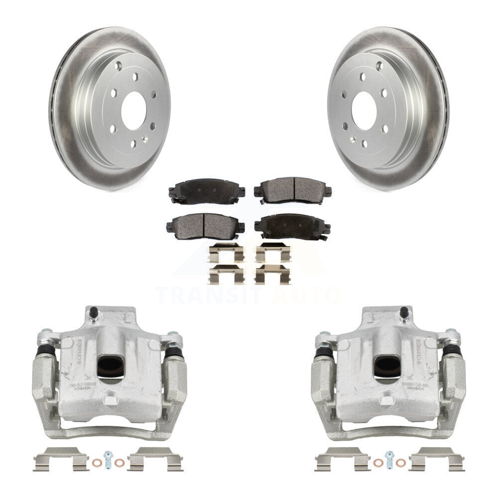 Transit Auto KCG-100290T Disc Brake Kit for 2007-2017 GMC Acadia Limited, Chevrolet Traverse, Buick Enclave & more - Rear product image