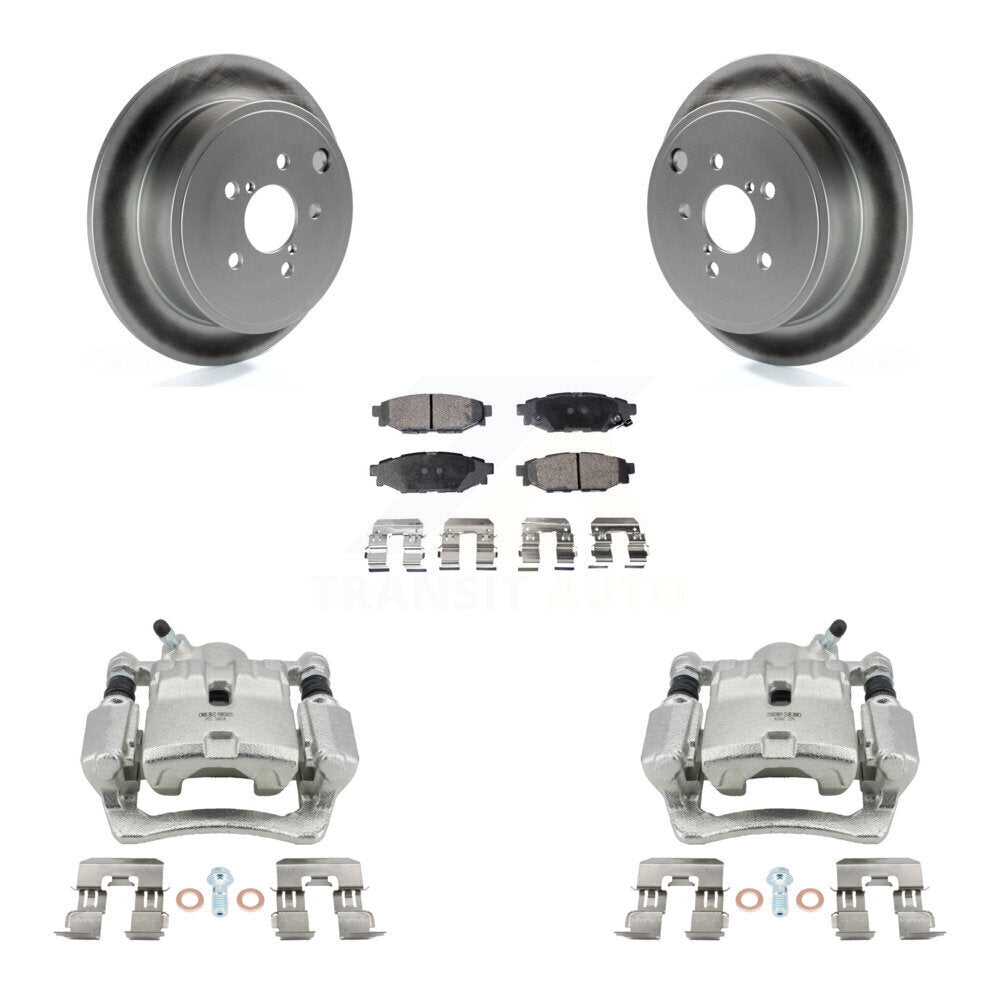 Transit Auto KCG-100291P Disc Brake Kit for 2008-2014 Subaru Impreza, Subaru WRX, Subaru Forester - Rear product image