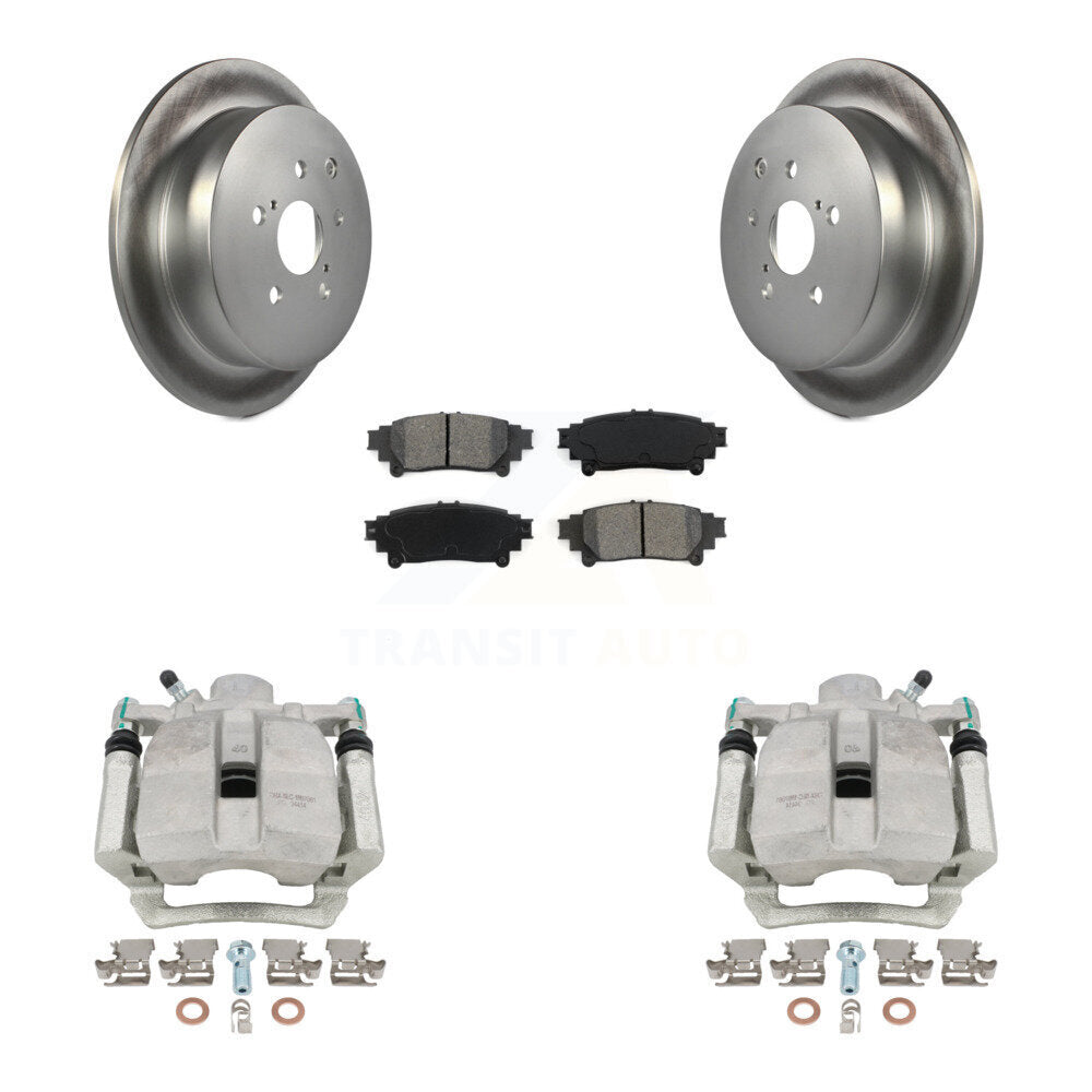 Transit Auto KCG-100312S Disc Brake Kit for 2012-2020 Toyota Highlander, Lexus RX350, Lexus RX450h & more - Rear product image