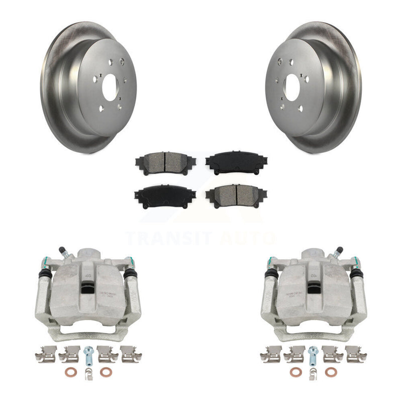 Transit Auto KCG-100312S Disc Brake Kit for 2012-2020 Toyota Highlander, Lexus RX350, Lexus RX450h & more - Rear product image