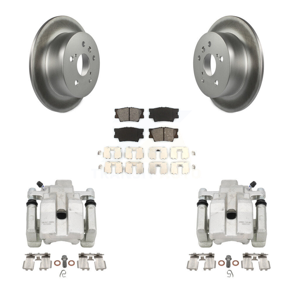 Transit Auto KCG-100315S Disc Brake Kit for 2012-2018 Lexus ES300h, Lexus ES350, Toyota Avalon & more - Rear product image