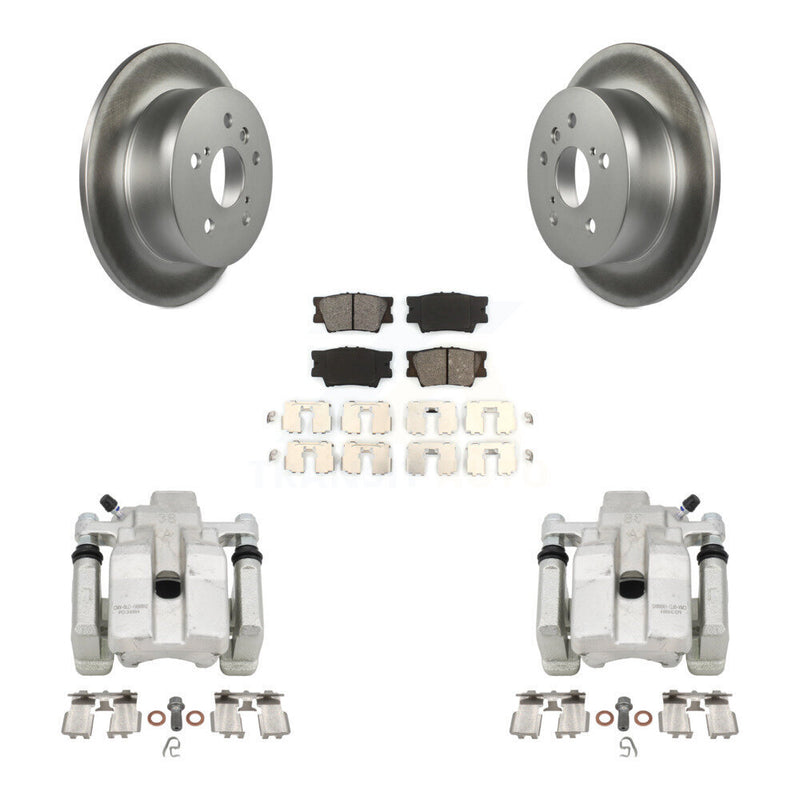 Transit Auto KCG-100315S Disc Brake Kit for 2012-2018 Lexus ES300h, Lexus ES350, Toyota Avalon & more - Rear product image