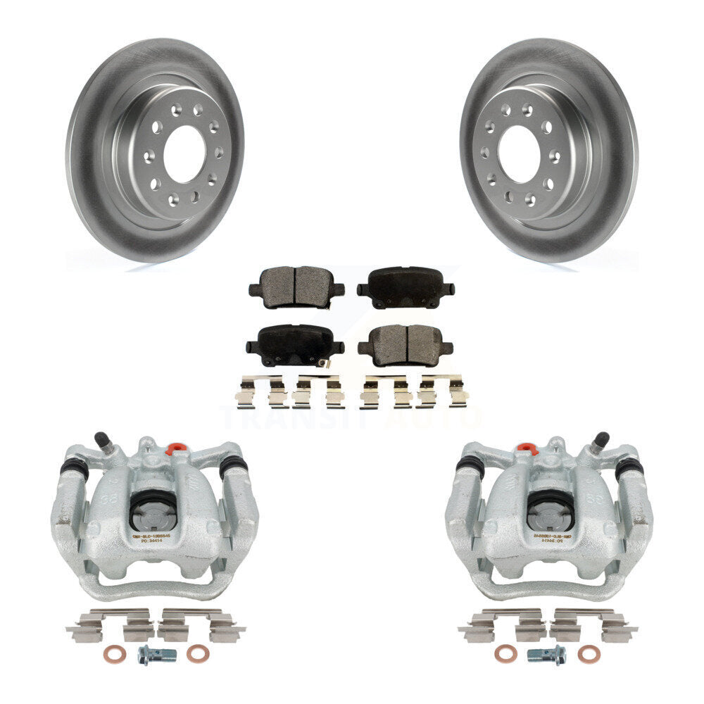 Transit Auto KCG-100315T Disc Brake Kit for 2017-2020 Buick Regal Sportback, Buick Regal TourX, Buick LaCrosse - Rear product image