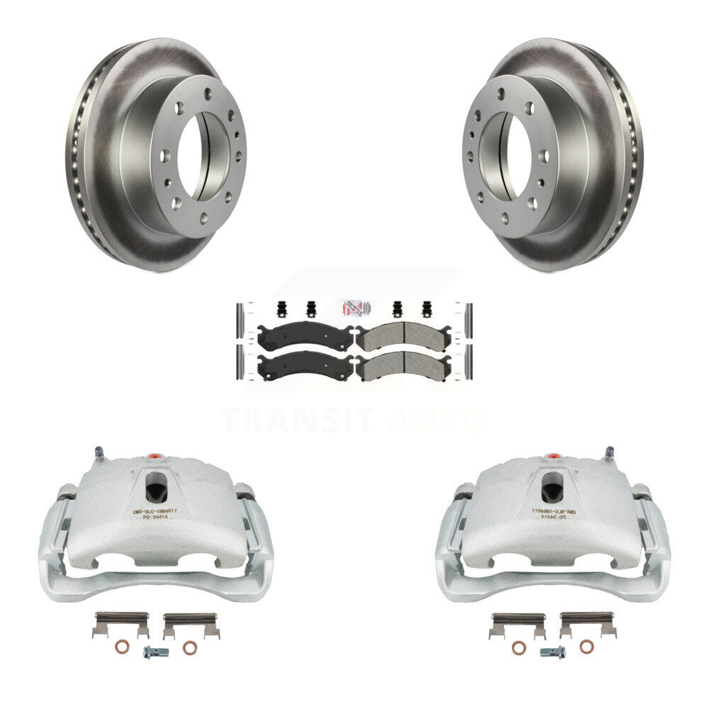 Transit Auto KCG-100318N Disc Brake Kit for 2001-2020 Chevrolet Express 4500, GMC Savana 4500, GMC Sierra 3500 Classic & more - Front product image