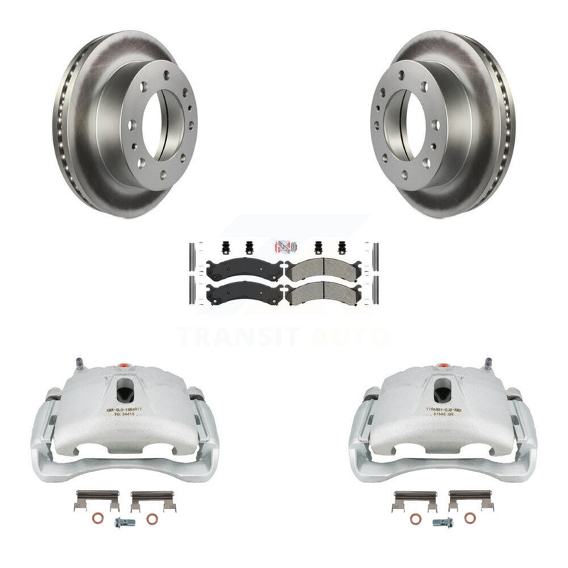 Transit Auto KCG-100318N Disc Brake Kit for 2001-2020 Chevrolet Express 4500, GMC Savana 4500, GMC Sierra 3500 Classic & more - Front product image
