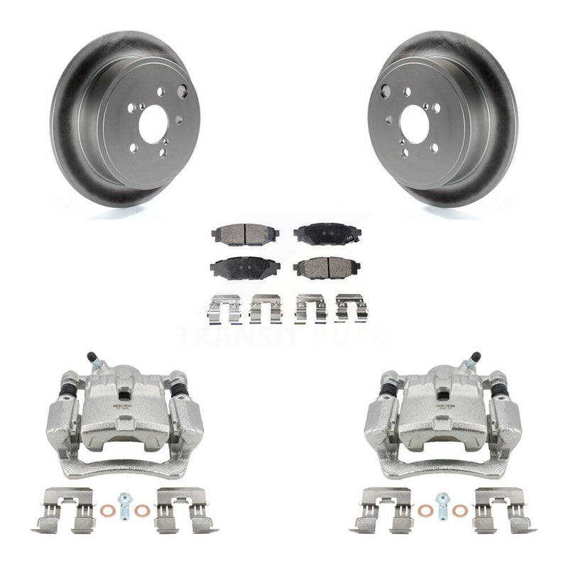 Transit Auto KCG-100318T Disc Brake Kit for 2008-2014 Subaru Impreza, Subaru WRX, Subaru Forester - Rear product image