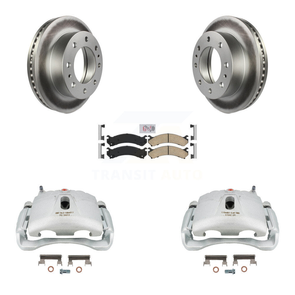 Transit Auto KCG-100319N Disc Brake Kit for 2001-2020 Chevrolet Express 4500, GMC Savana 4500, GMC Sierra 3500 Classic & more - Front product image