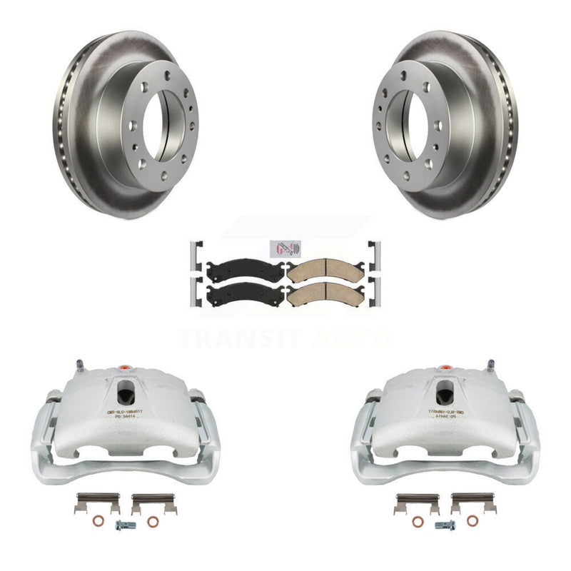 Transit Auto KCG-100319N Disc Brake Kit for 2001-2020 Chevrolet Express 4500, GMC Savana 4500, GMC Sierra 3500 Classic & more - Front product image