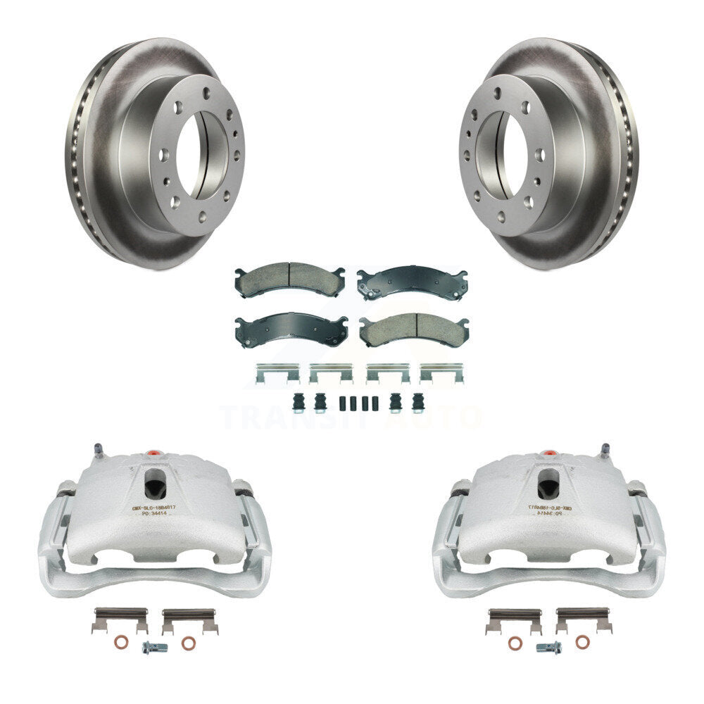 Transit Auto KCG-100320N Disc Brake Kit for 2001-2020 Chevrolet Express 4500, GMC Savana 4500, GMC Sierra 3500 Classic & more - Front product image