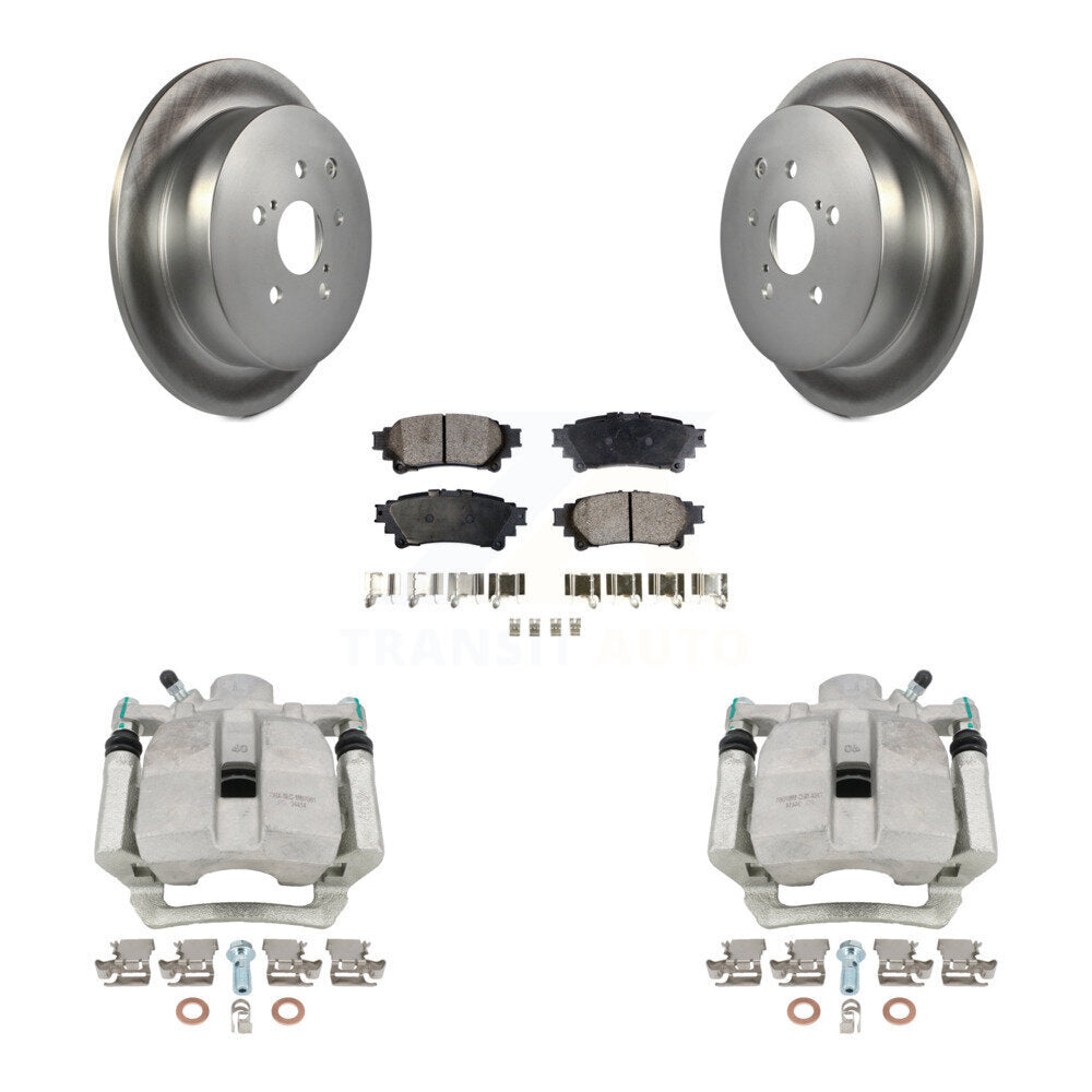 Transit Auto KCG-100322P Disc Brake Kit for 2012-2020 Toyota Highlander, Lexus RX350, Lexus RX450h & more - Rear product image