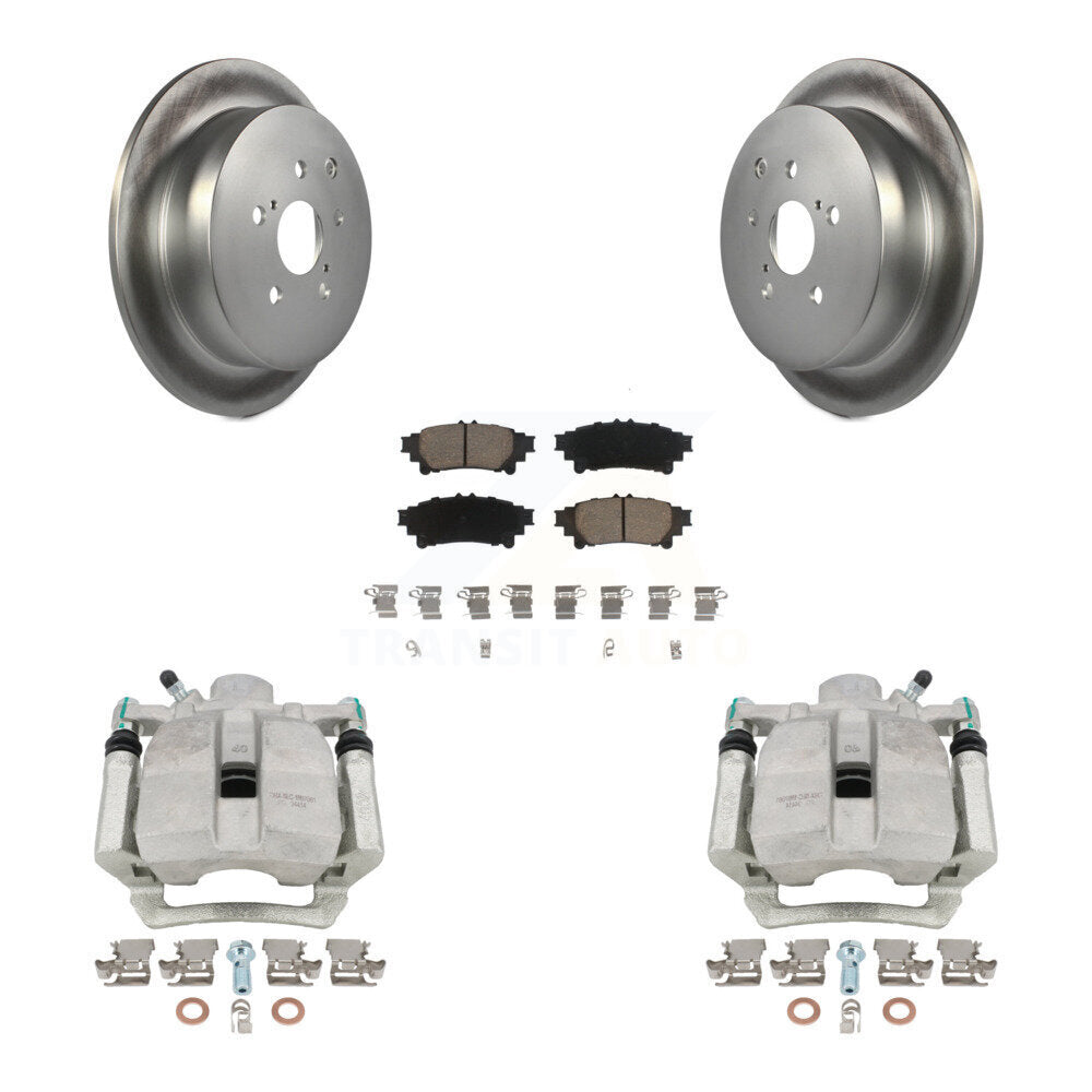 Transit Auto KCG-100323C Disc Brake Kit for 2012-2020 Toyota Highlander, Lexus RX350, Lexus RX450h & more - Rear product image