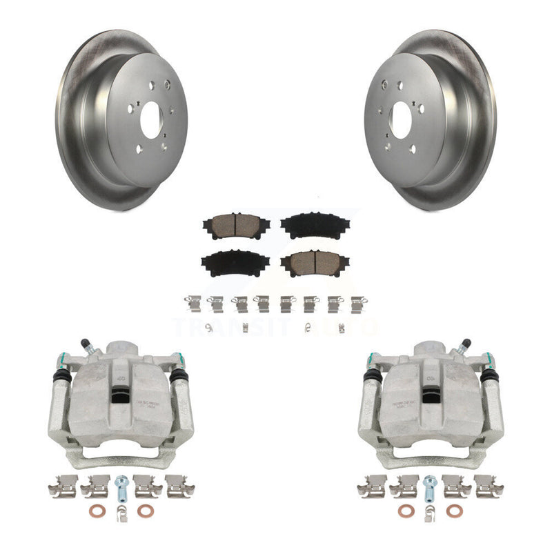 Transit Auto KCG-100323C Disc Brake Kit for 2012-2020 Toyota Highlander, Lexus RX350, Lexus RX450h & more - Rear product image