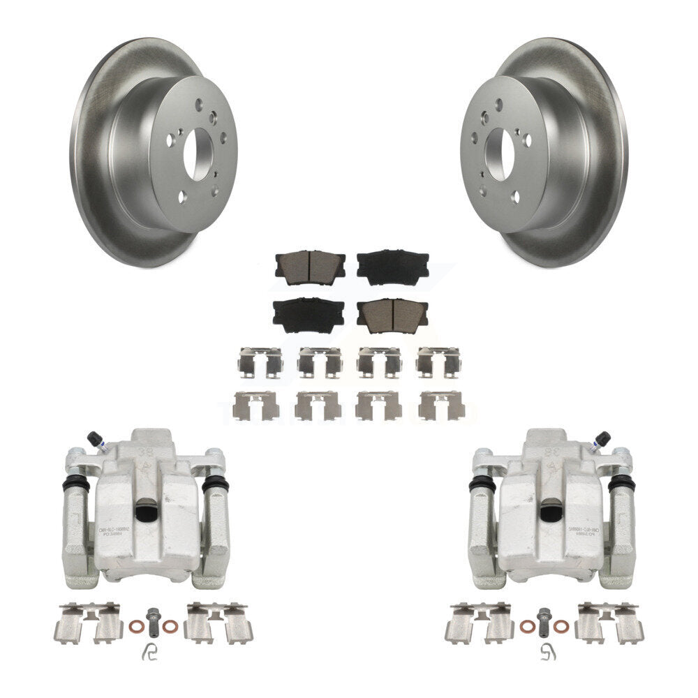 Transit Auto KCG-100326C Disc Brake Kit for 2012-2018 Lexus ES300h, Lexus ES350, Toyota Avalon & more - Rear product image