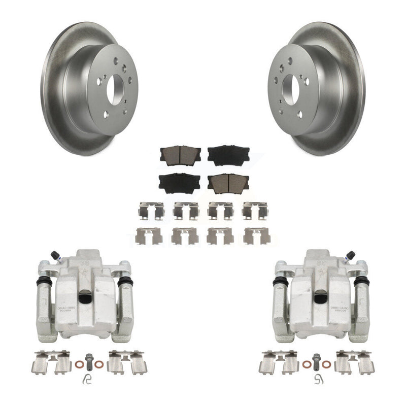 Transit Auto KCG-100326C Disc Brake Kit for 2012-2018 Lexus ES300h, Lexus ES350, Toyota Avalon & more - Rear product image