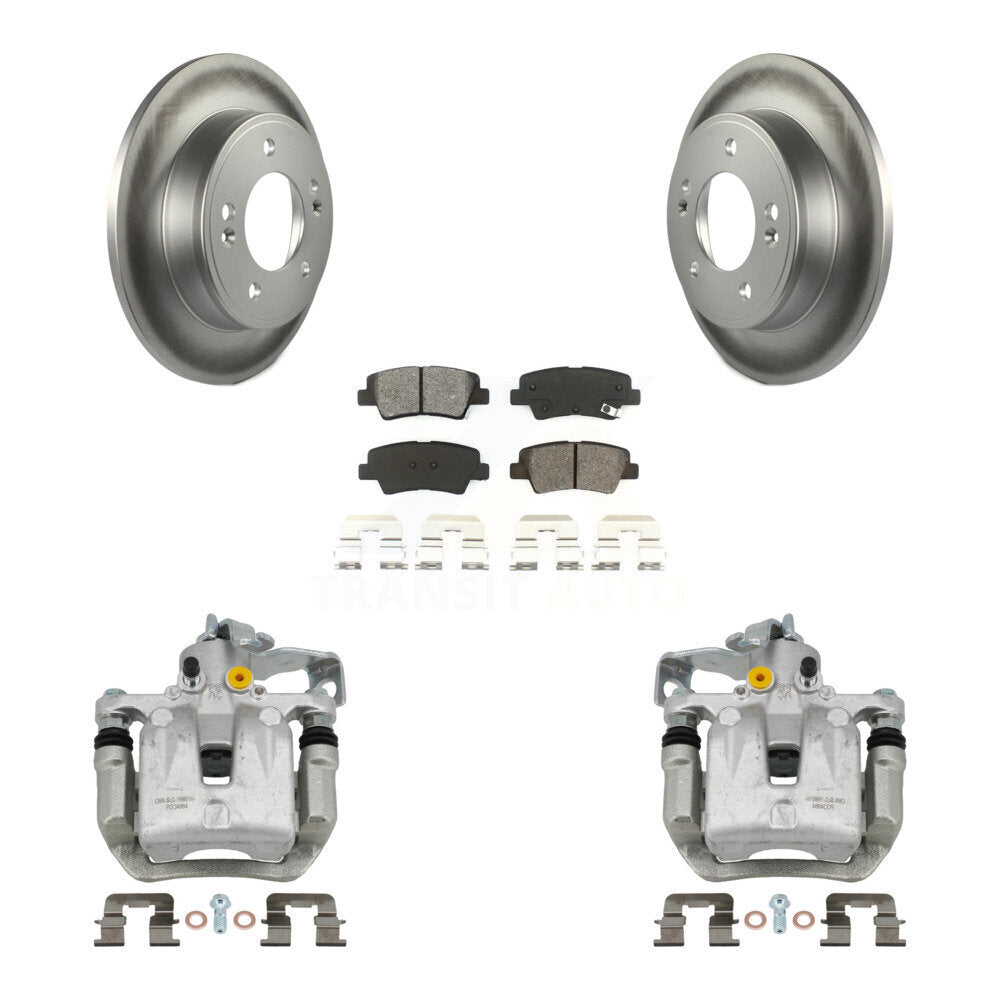 Transit Auto KCG-100327S Disc Brake Kit for 2013-2017 Hyundai Elantra GT, Kia Forte, Kia Forte Koup & more - Rear product image