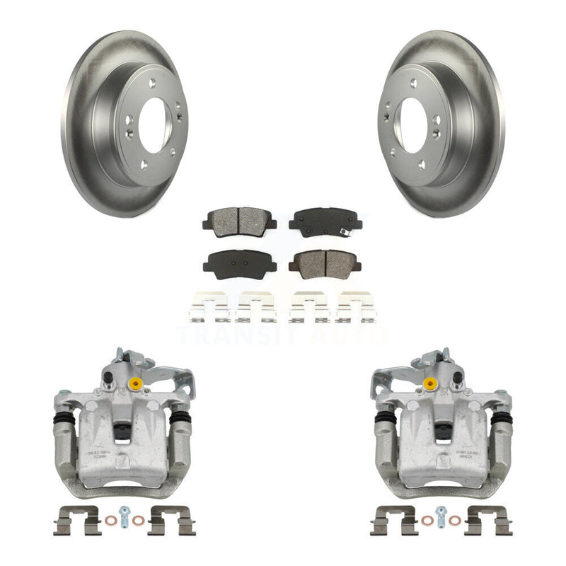 Transit Auto KCG-100327S Disc Brake Kit for 2013-2017 Hyundai Elantra GT, Kia Forte, Kia Forte Koup & more - Rear product image