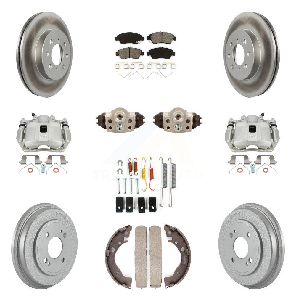 Transit Auto KCG-100332S Disc Brake Kit for 2009-2013 Honda Fit - Front and Rear product image