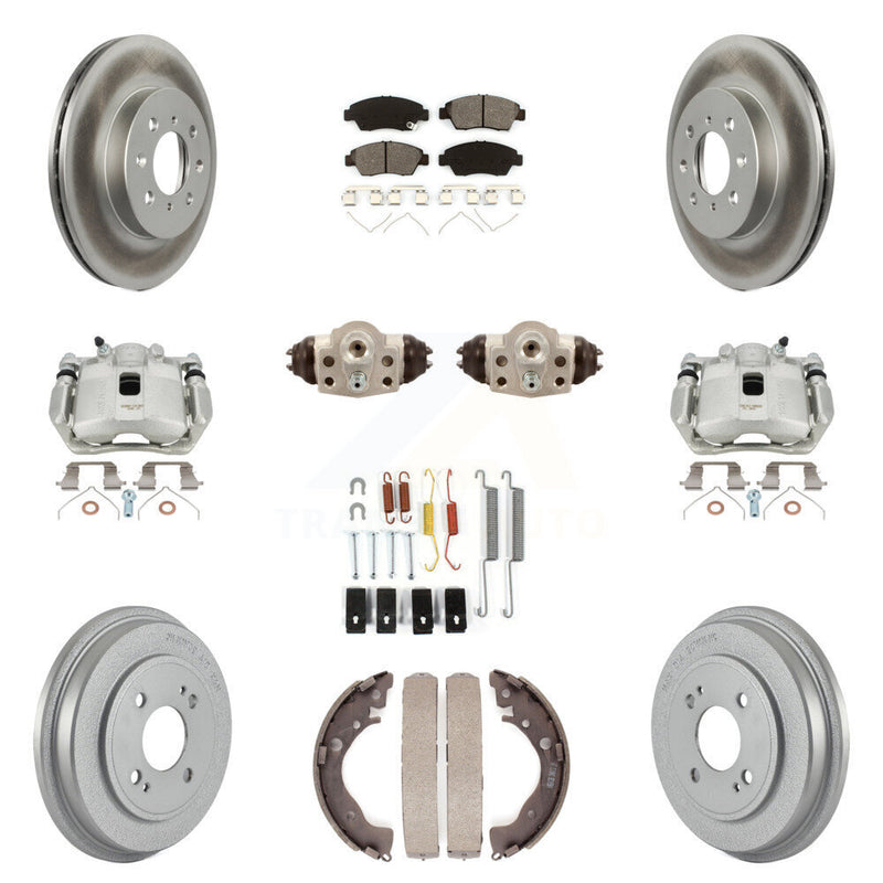 Transit Auto KCG-100332S Disc Brake Kit for 2009-2013 Honda Fit - Front and Rear product image