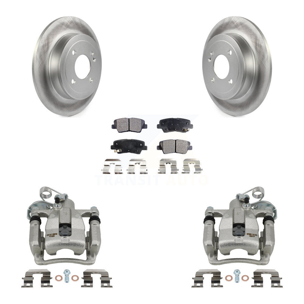 Transit Auto KCG-100333P Disc Brake Kit for 2012-2016 Hyundai Accent - Rear product image
