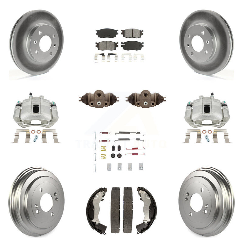 Transit Auto KCG-100333S Disc Brake Kit for 2006-2011 Hyundai Accent, Kia Rio, Kia Rio5 - Front and Rear product image