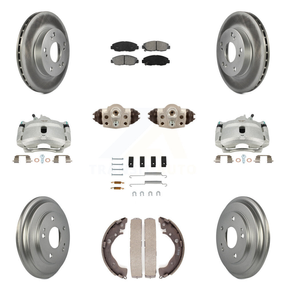Transit Auto KCG-100334S Disc Brake Kit for 2006-2011 Honda Civic - Front and Rear product image