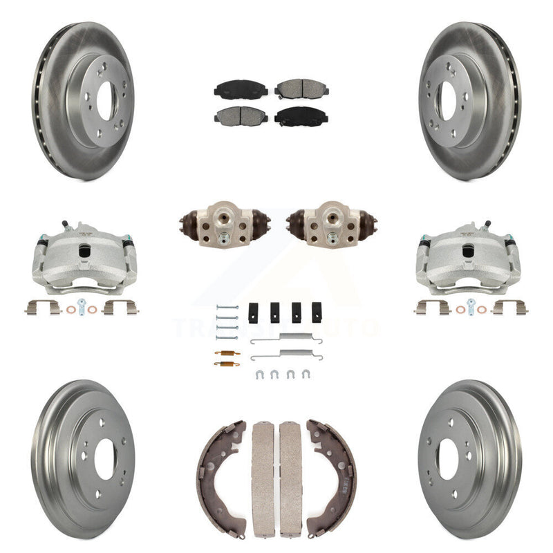 Transit Auto KCG-100334S Disc Brake Kit for 2006-2011 Honda Civic - Front and Rear product image