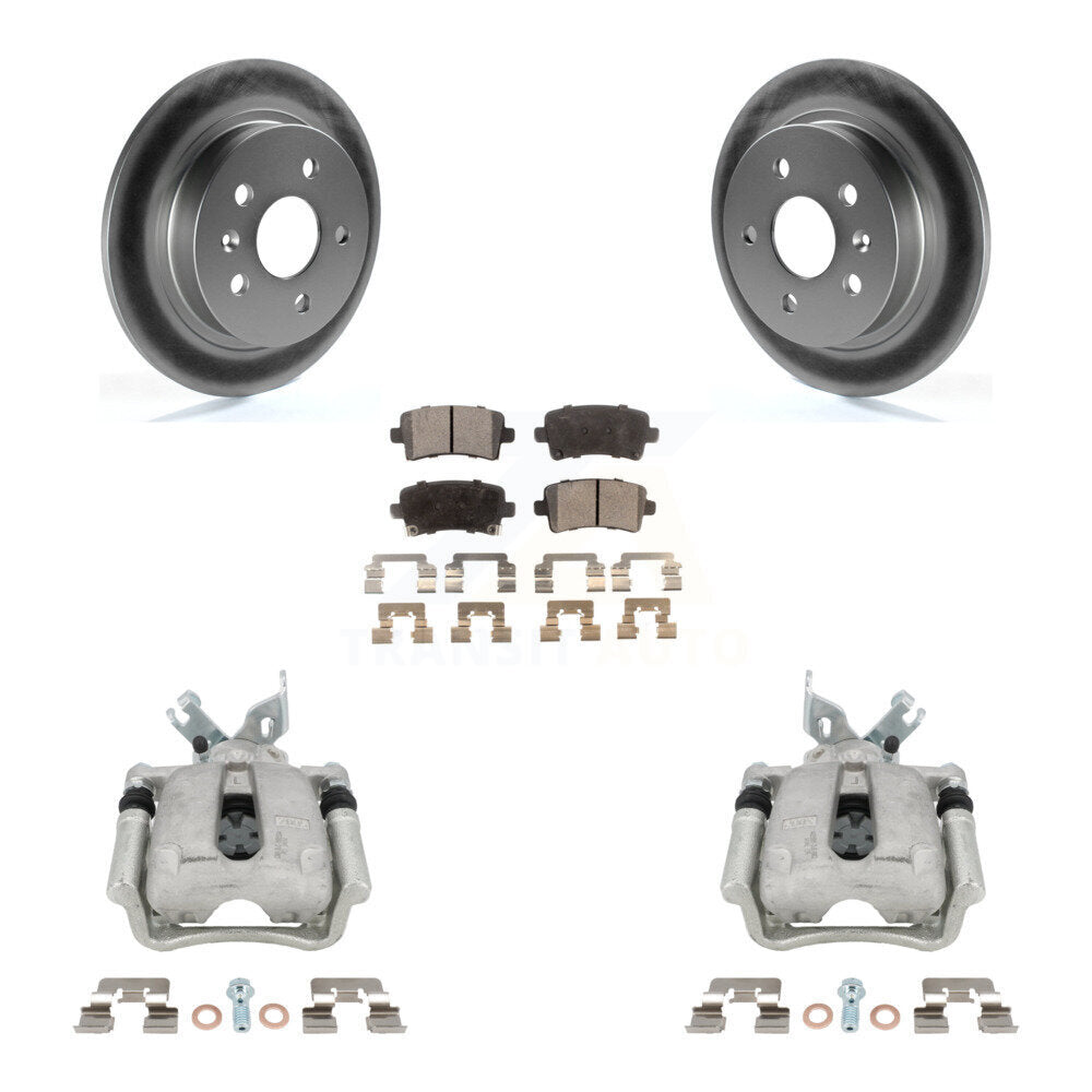Transit Auto KCG-100336T Disc Brake Kit for 2011-2017 Chevrolet Malibu, Buick LaCrosse, Buick Regal - Rear product image