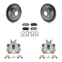 Transit Auto KCG-100336T Disc Brake Kit for 2011-2017 Chevrolet Malibu, Buick LaCrosse, Buick Regal - Rear product image