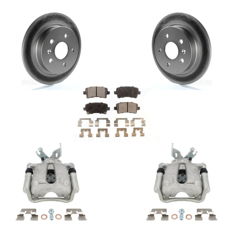 Transit Auto KCG-100336T Disc Brake Kit for 2011-2017 Chevrolet Malibu, Buick LaCrosse, Buick Regal - Rear product image