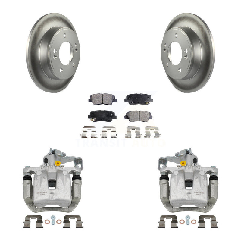 Transit Auto KCG-100337P Disc Brake Kit for 2013-2017 Hyundai Elantra GT, Kia Forte, Kia Forte Koup & more - Rear product image