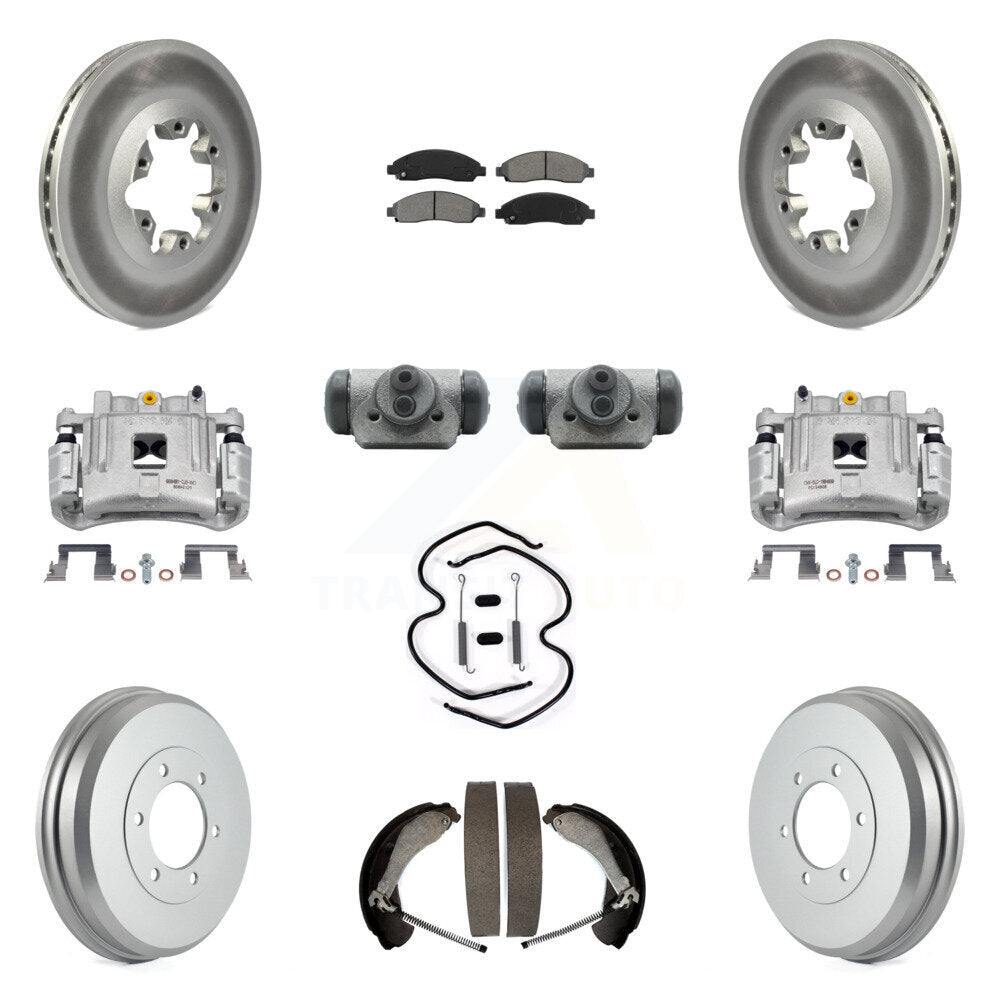 Transit Auto KCG-100340S Disc Brake Kit for 2004-2008 Isuzu i-290, Isuzu i-370, Isuzu i-280 & more - Front and Rear product image