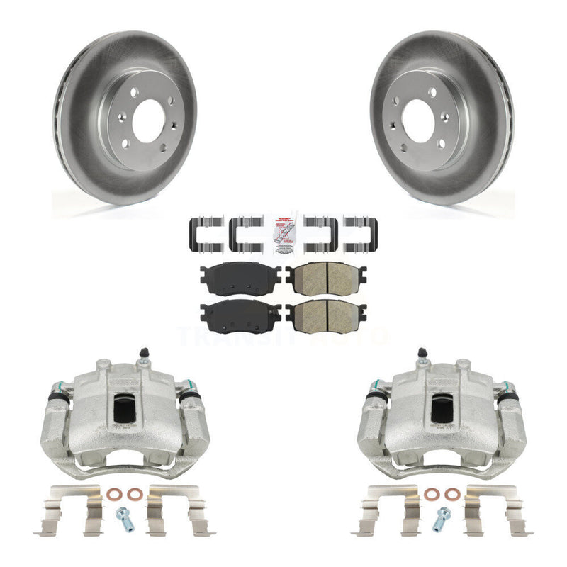 Transit Auto KCG-100341N Disc Brake Kit for 2006-2011 Hyundai Accent, Kia Rio, Kia Rio5 - Front product image