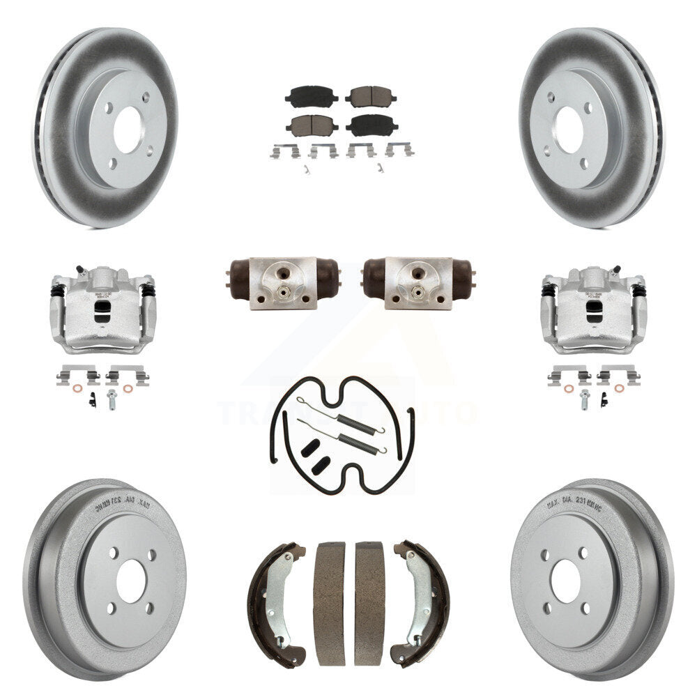 Transit Auto KCG-100343C Disc Brake Kit for 2003 Saturn Ion - Front and Rear product image
