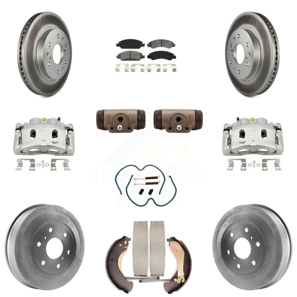 Transit Auto KCG-100343S Disc Brake Kit for 2009 Chevrolet Silverado 1500, GMC Sierra 1500 - Front and Rear product image