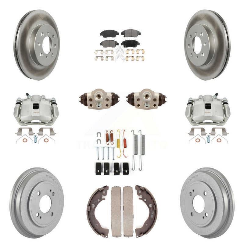 Transit Auto KCG-100343T Disc Brake Kit for 2009-2013 Honda Fit - Front and Rear product image