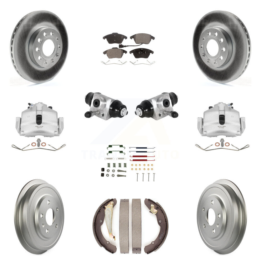 Transit Auto KCG-100344P Disc Brake Kit for 2011-2012 Volkswagen Jetta - Front and Rear product image