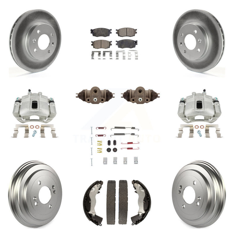 Transit Auto KCG-100344T Disc Brake Kit for 2006-2011 Hyundai Accent, Kia Rio, Kia Rio5 - Front and Rear product image