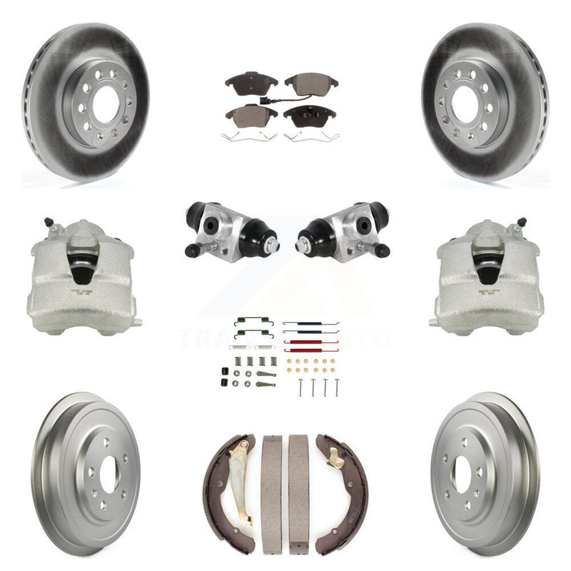 Transit Auto KCG-100345P Disc Brake Kit for 2011-2012 Volkswagen Jetta - Front and Rear product image