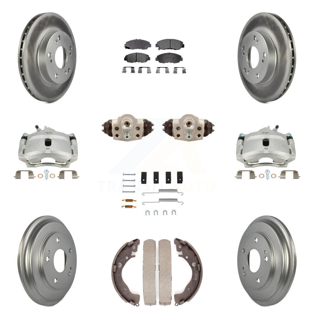 Transit Auto KCG-100345T Disc Brake Kit for 2006-2011 Honda Civic - Front and Rear product image