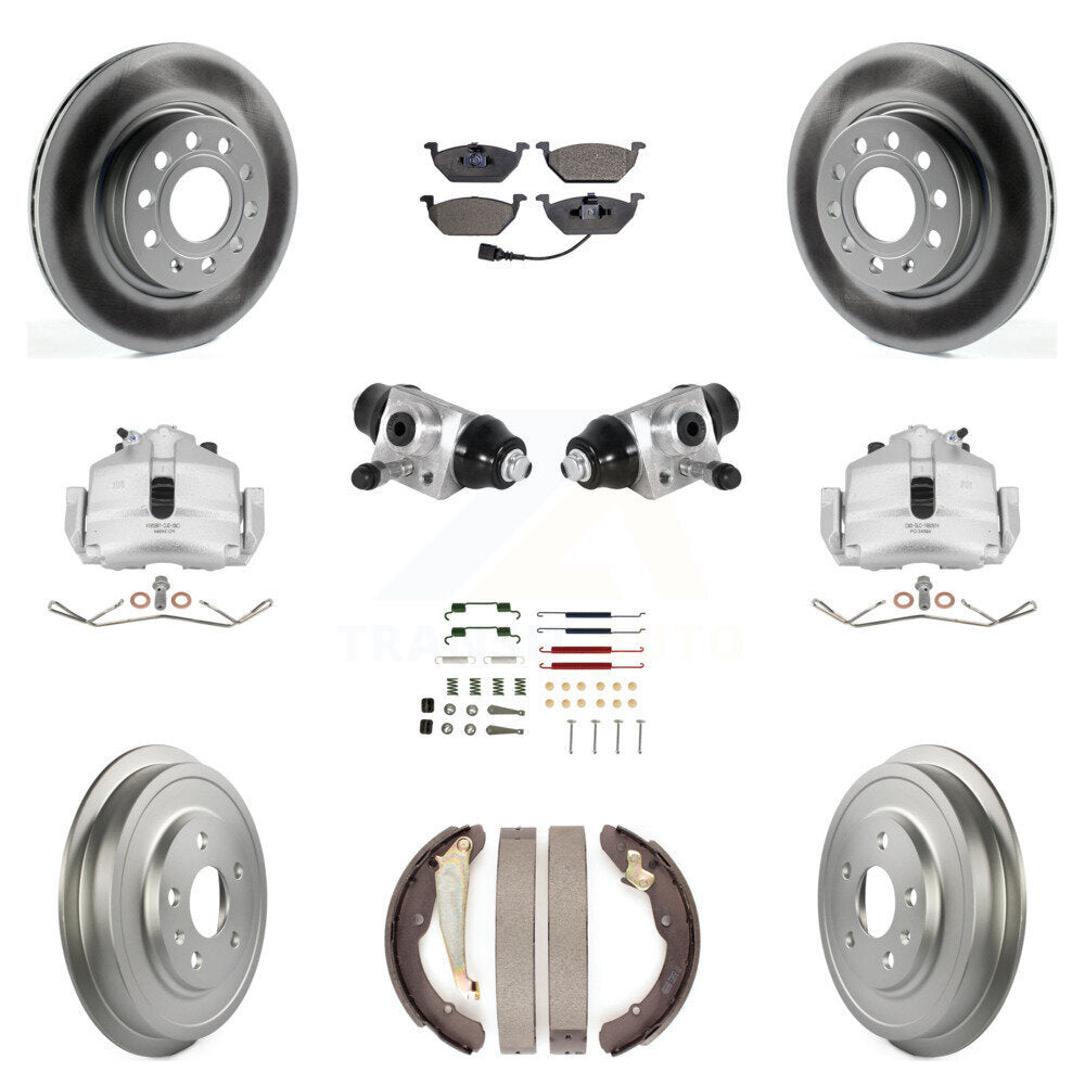 Transit Auto KCG-100346P Disc Brake Kit for 2011-2012 Volkswagen Jetta - Front and Rear product image