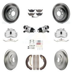 Transit Auto KCG-100346P Disc Brake Kit for 2011-2012 Volkswagen Jetta - Front and Rear product image