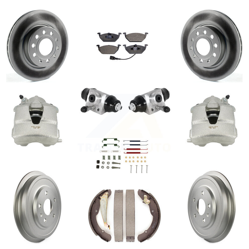 Transit Auto KCG-100347P Disc Brake Kit for 2011-2012 Volkswagen Jetta - Front and Rear product image
