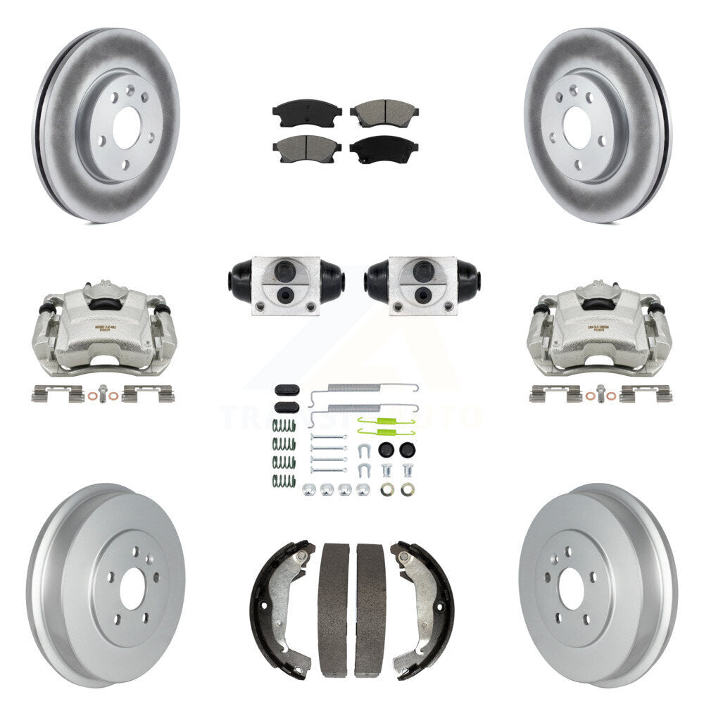 Transit Auto KCG-100347S Disc Brake Kit for 2011-2016 Chevrolet Cruze Limited, Chevrolet Cruze - Front and Rear product image