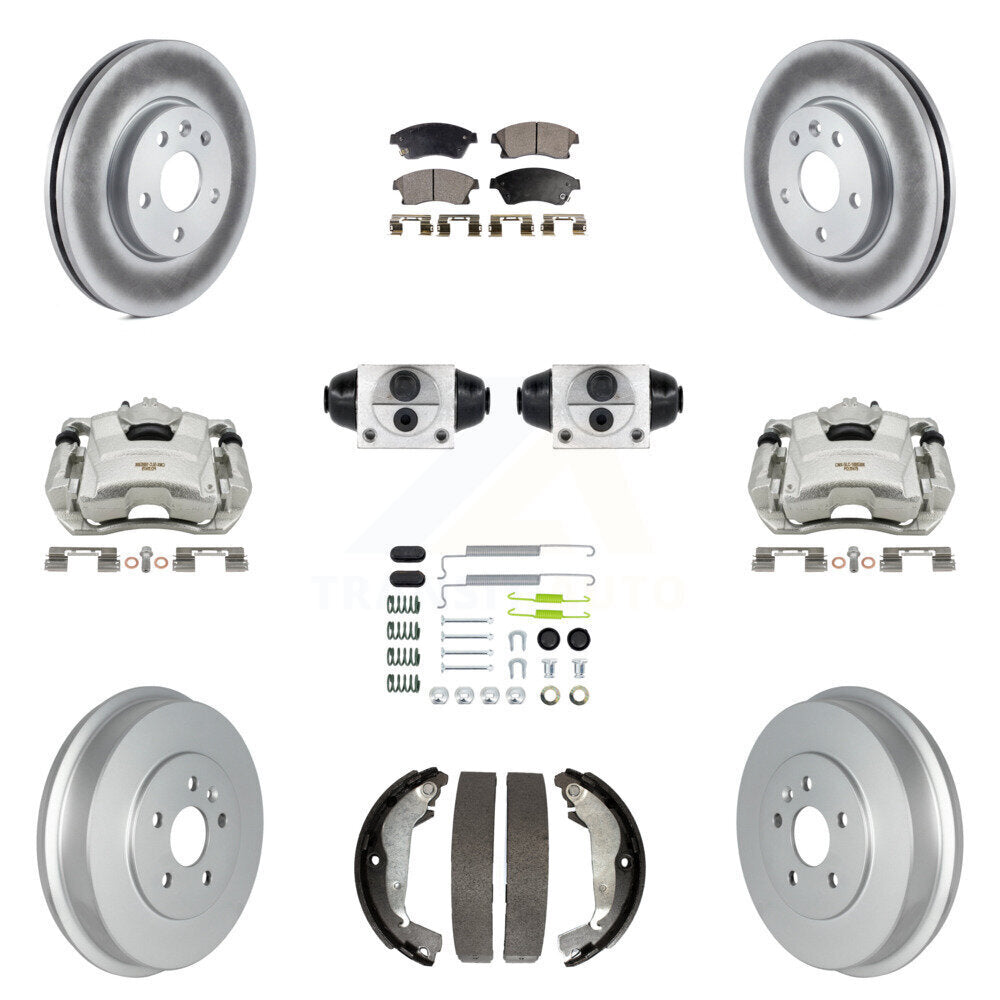 Transit Auto KCG-100348P Disc Brake Kit for 2011-2016 Chevrolet Cruze Limited, Chevrolet Cruze - Front and Rear product image