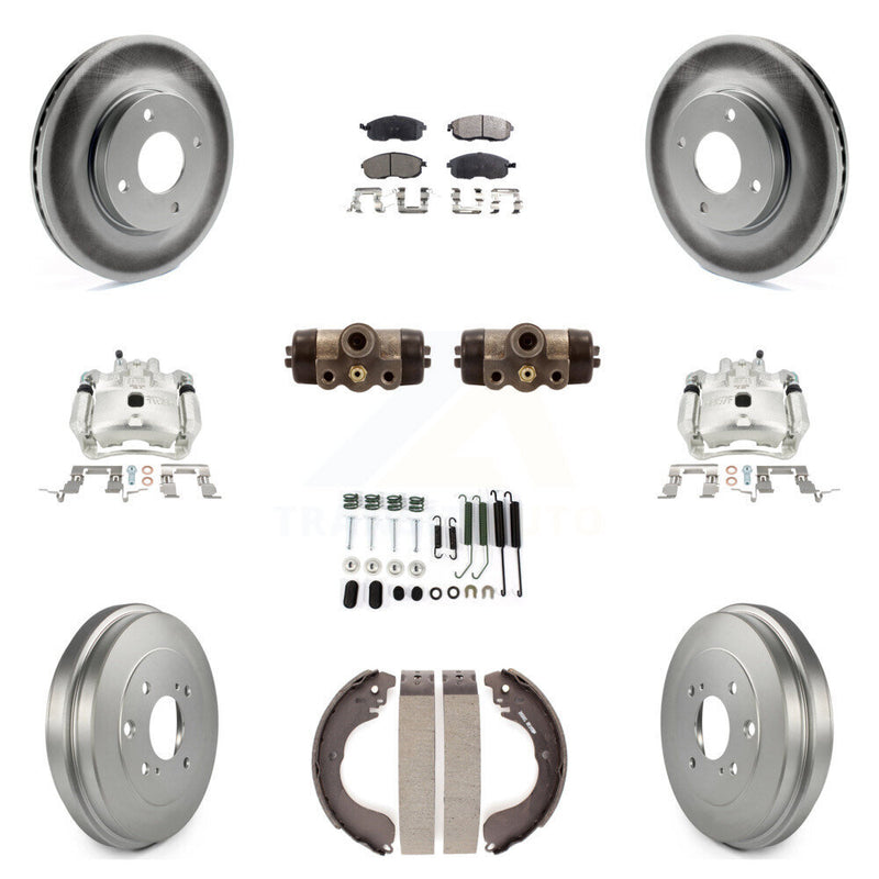 Transit Auto KCG-100349P Disc Brake Kit for 2007-2014 Nissan Versa, Nissan Cube - Front and Rear product image