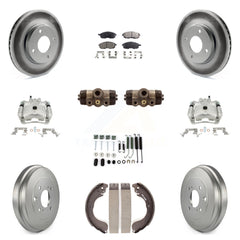Transit Auto KCG-100350P Disc Brake Kit for 2007-2012 Nissan Sentra - Front and Rear product image