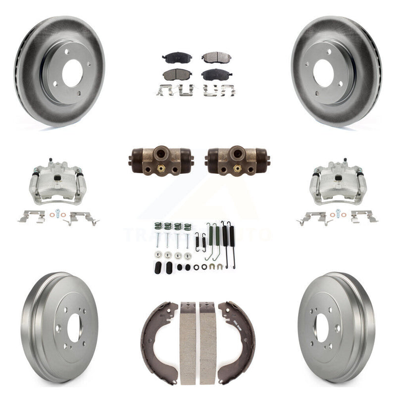 Transit Auto KCG-100350P Disc Brake Kit for 2007-2012 Nissan Sentra - Front and Rear product image